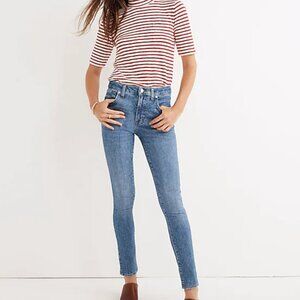 Madewell 9" Mid-Rise Skinny Jeans in Comfort Stretch: Eco Edition